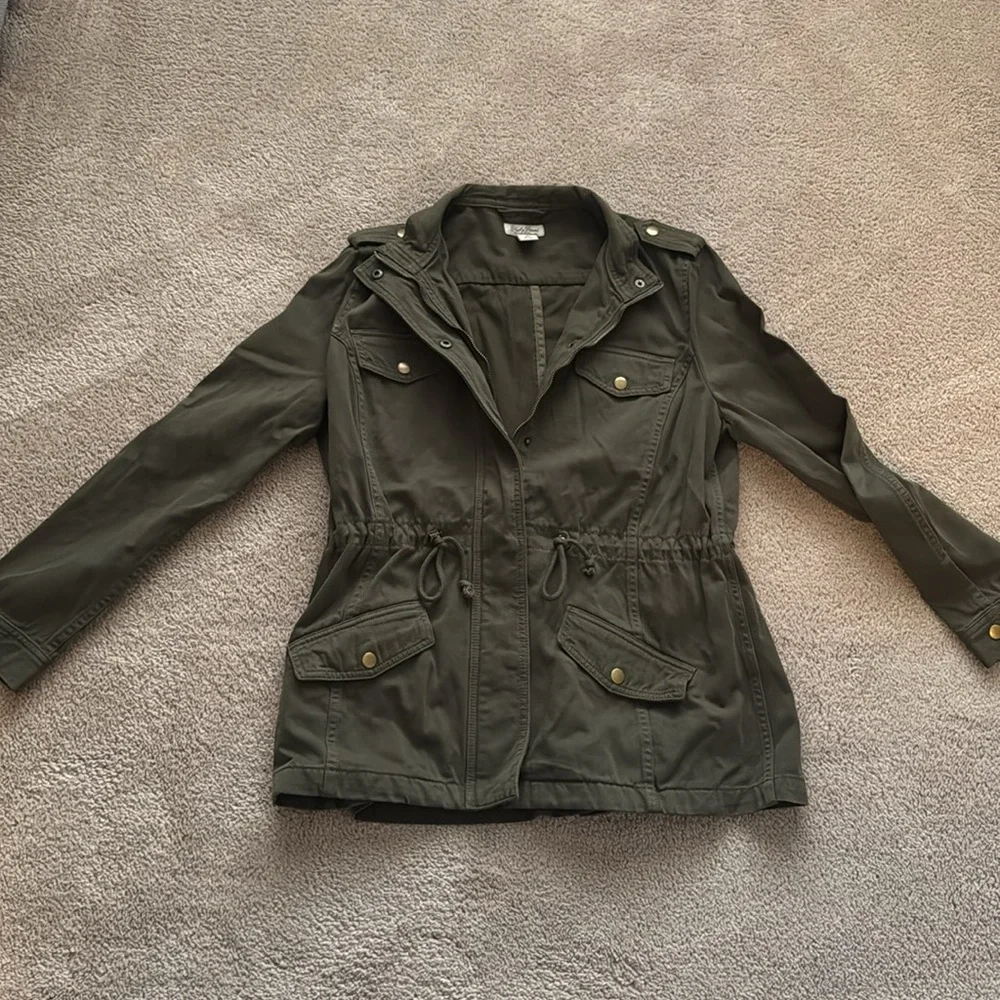 Women’s green Lucky Brand utility jacket - Picture 2 of 4
